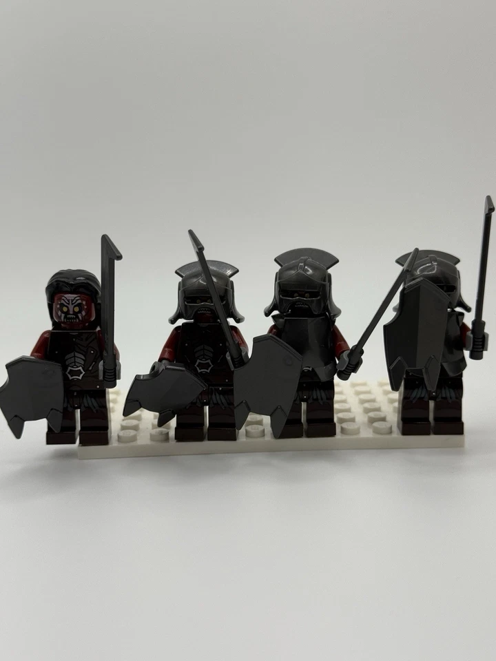 Lego Lord Of The Rings Hobbit LOTR 7 Uruk-Hai Minifigure Lot From 9474 9471 - Image 3 of 4
