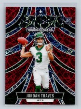 2024 Rookies & Stars Jordan Travis #A-JTS Airborne Longevity Lazer Prizm RC