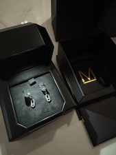 Messika Move Uno Hoop Earrings Crafted In White Gold and Set Diamonds