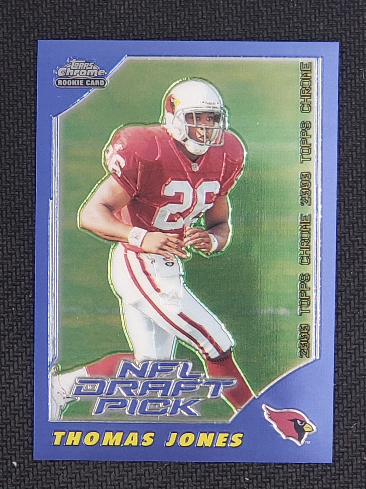 2000 Topps Chrome #242 Thomas Jones #/1650 Rookie Card RC