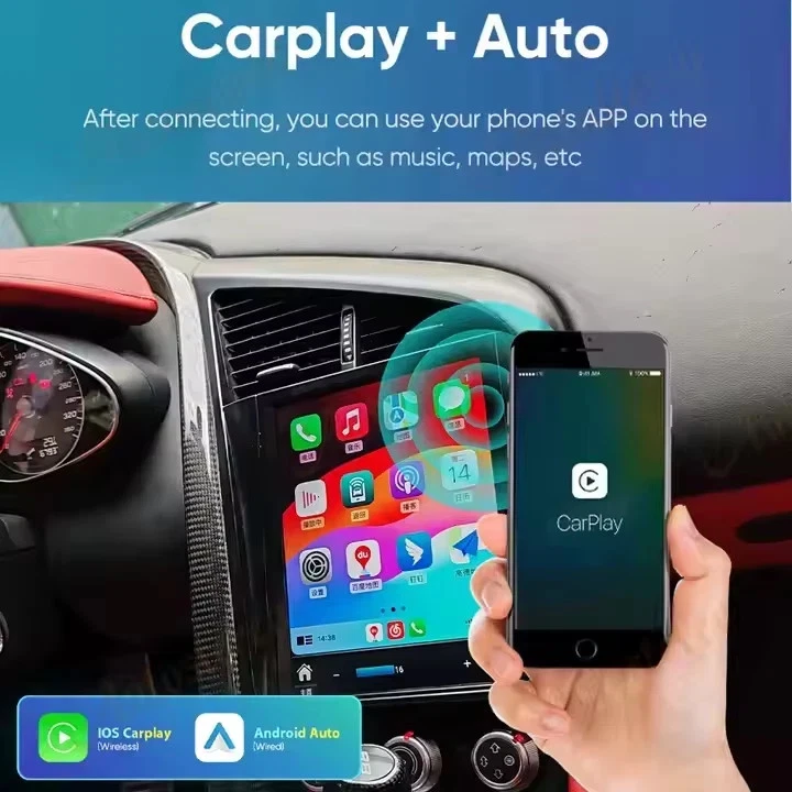 9.7" Android Tesla Style Car Radio Screen GPS Stereo For Audi R8 2007-14 Navi Foto 4 de 4