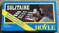Vintage HOYLE SOLITAIRE Set Deck of Cards With Instructions