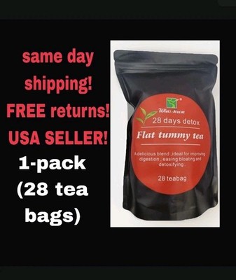 1-pack 28 DAYS FLAT TUMMY TEA WEIGHT LOSS SLIMMING BURN CALORIES WINS TOWN