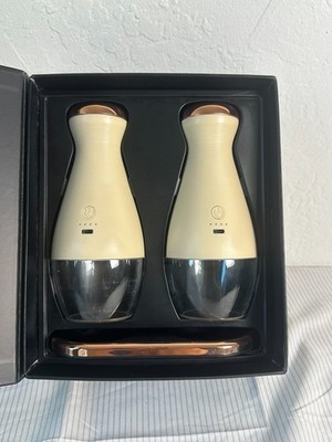 SETRON Gravity Electric Pepper Mill Set Rechargeable Salt & Pepper Grinders