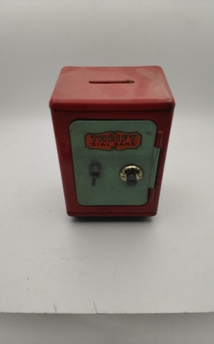VINTAGE ADVERTISING THRIFT DIAL SAFE BANK
