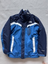 North Face Blue 3 In The Jacket Boys 10-12 No Hood