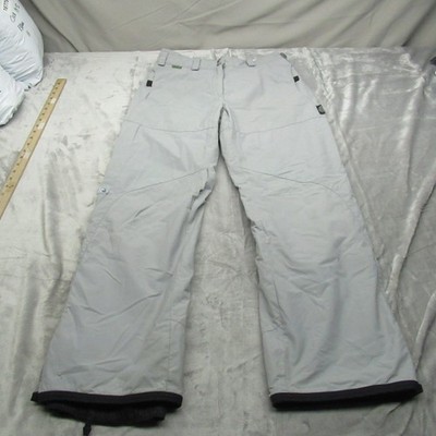 Columbia Jacket Womens Medium Light Gray Ski Snowboard Waterproof Snow 30x30.5