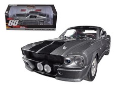 1967 Ford Mustang Custom "Eleanor" Gray Metallic with Black Stripes "Gone in 60 