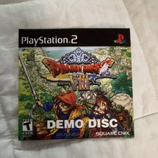 Square Enix Dragon Quest VIII Journey of the Cursed King Demo Disc PS2 game