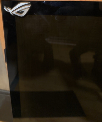 ASUS ROG ATX Mid Tower Case Black Tempered Glass Side Panel 