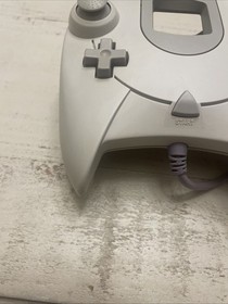 Sega Dreamcast Controller HKT-7700 Silver Gamepad Authentic Tested VG condition