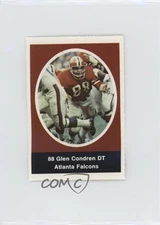 1972 Sunoco NFL Action Player Stamps Glen Condren
