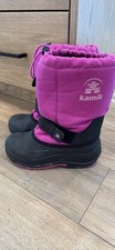 Kamik Girls Size 3 Snow Boots Pink