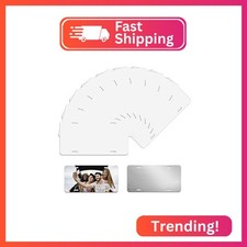 Sinkaa 10 Pack Aluminum Sublimation License Plate Blanks - 12x6 0.45 Mm