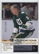 2002-03 Upper Deck Foundations 161/1250 Gordie Howe Mr Hockey #104 HOF 2a8