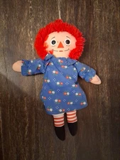 Vintage 1987 Playskool 12” Raggedy Ann Doll 