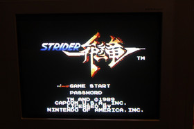 Strider (Nintendo Entertainment System NES, 1989) w/dust sleeve- Tested!