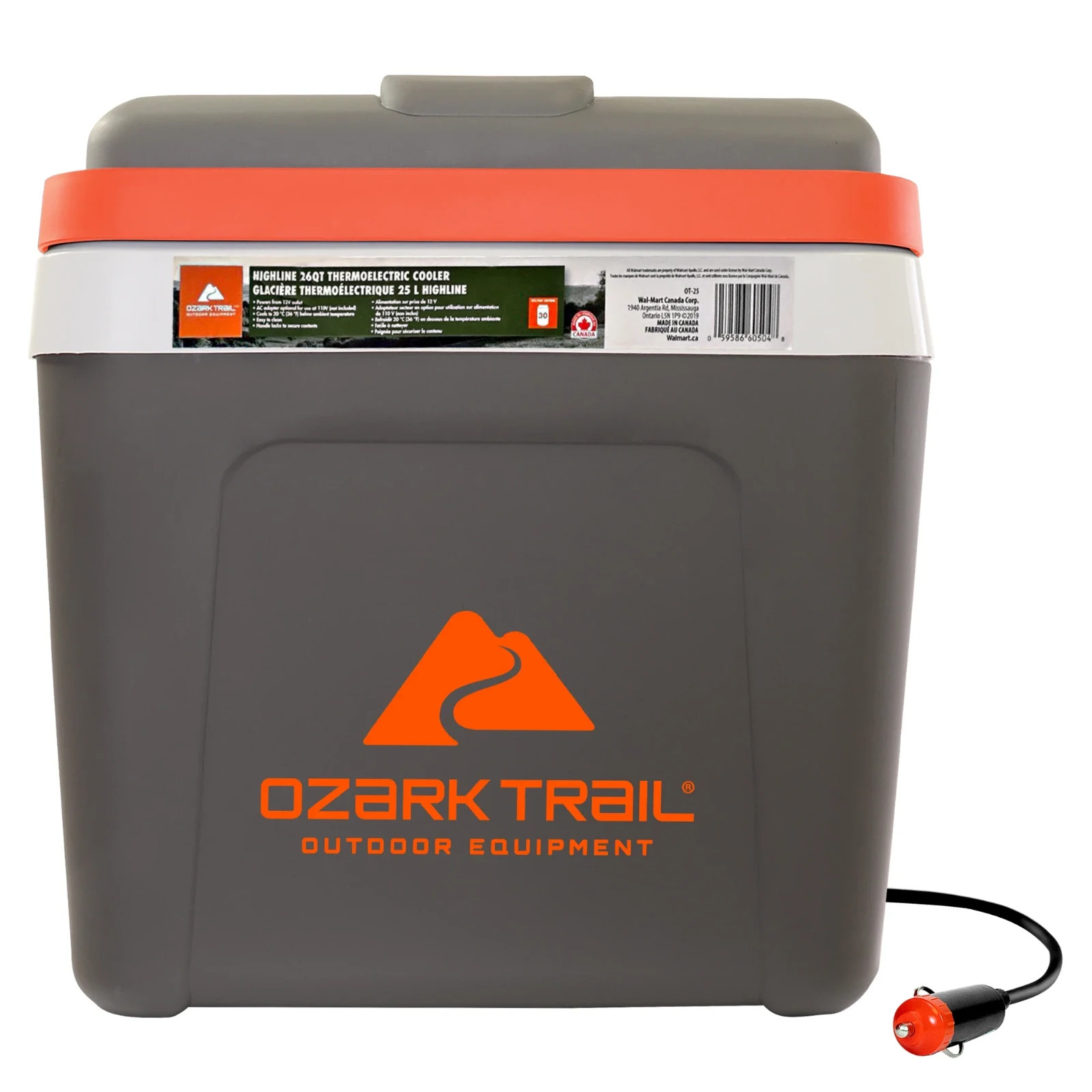 12v 30 Cans Portable, 24l, Grey