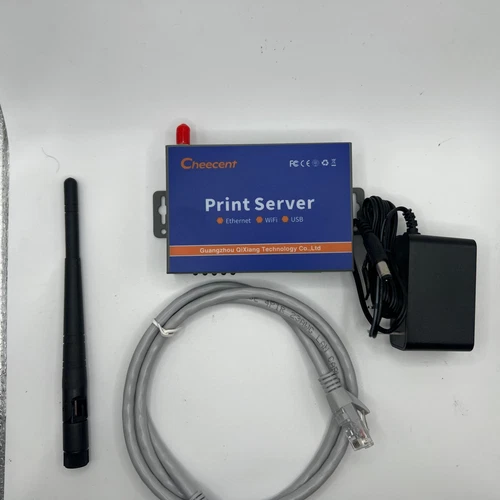 Cheecent Wireless Print Server for USB Printer CR202 2 Port