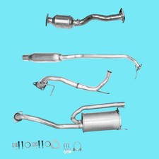 Rear Converter, Resonator & Muffler 2009-2013 Honda Fit 1.5L