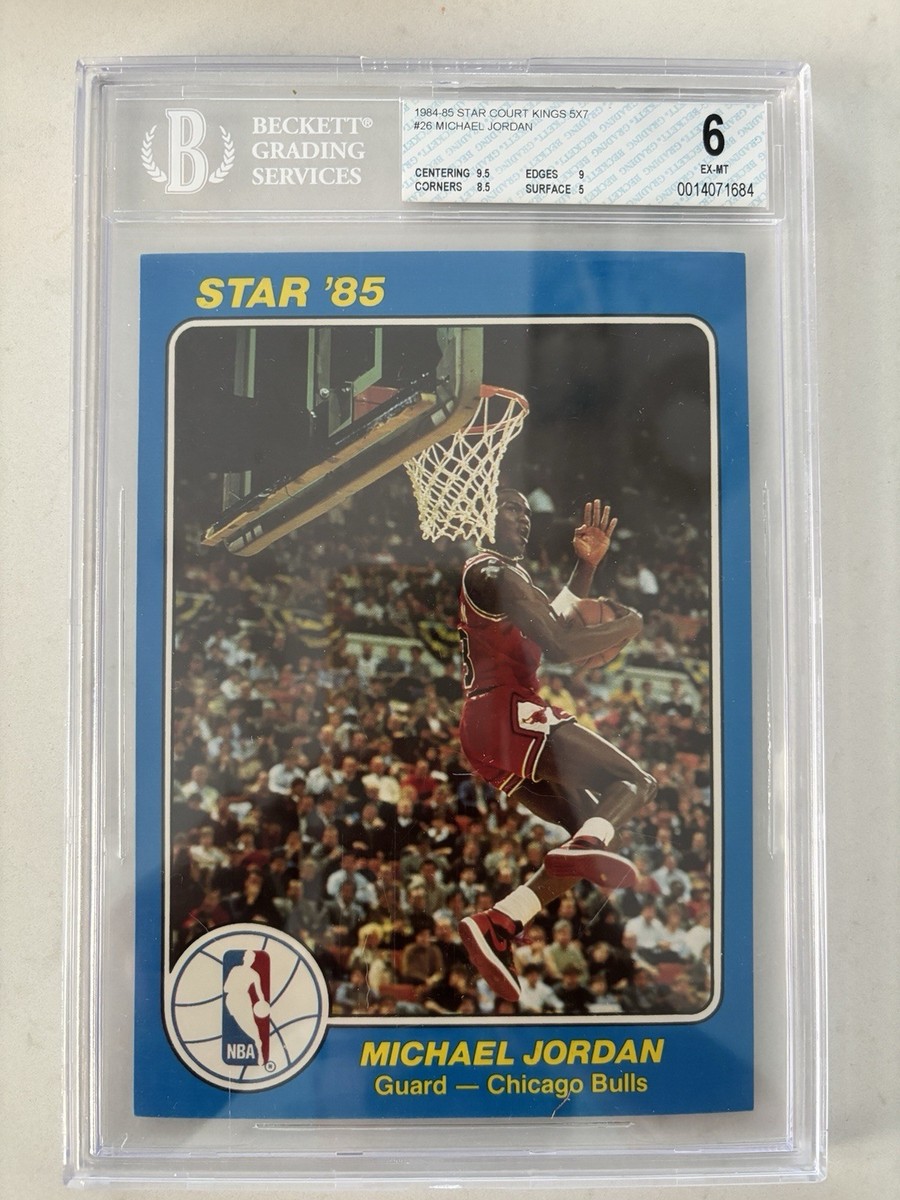 1984-85 Star - Nba Court Kings 5x7 Michael Jordan #26 (RC
