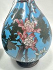 Pr. Japanese Antique Meiji Vases w/ Birds Chrysanthemums Butterflies 12” As Is — photo 5