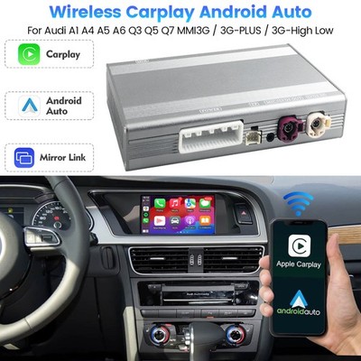 Wireless CarPlay Android Auto Interface For Audi A4 A5 2009-16 MMI3G MMI3G-Plus