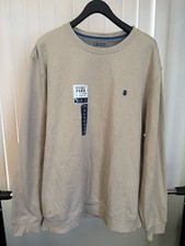 NWT Men  s IZOD Advantage Performance Tan Crewneck Sweatshirt Size 2XL
