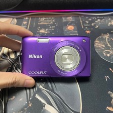 Nikon COOLPIX S3300 Purple 6x Zoom 16.0MP Digital Camera NIKKOR Glass