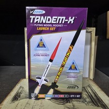 Estes 001469 Tandem-X Flying Model Rocket Launch Set - New