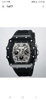    NEW!! Activa Fury X Invicta Watch Skeleton Dial - 44mm Black ACW2305-007