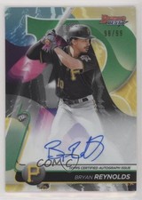 2020 Bowman's Best of Green Refractor 98/99 Bryan Reynolds #B20-BR Auto 0o6m
