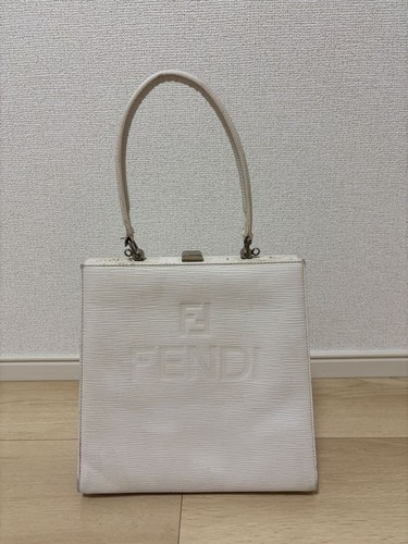 FENDI Handbag White 12a - Afbeelding 1 van 7