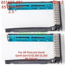 X2 651687-001 2.5" SFF SAS SATA SSD Tray Caddy for HP G8 9 10 DL380 DL360 ML350