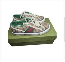 Auténticas zapatillas de tenis para mujer Gucci 1977 talla 35,5 EE. UU. 5,5