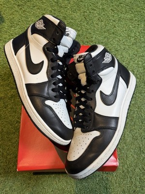 Size 9.5 Preowned Jordan 1 High 85 Black White BQ4422-001