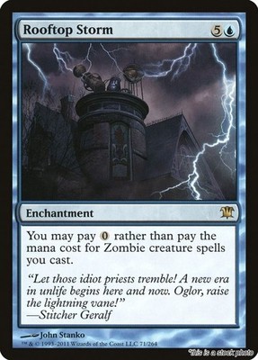 MTG Rooftop Storm 71 Innistrad NM Magic