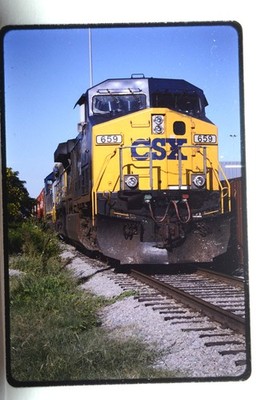CSX 659 Portsmouth VA 9-13-02 Original 35mm Kodak Train Foto Dia