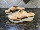 Donald Pliner Beaumont Wedge Cork Platform Sandal Slip On Women’s 8.5 — photo 3