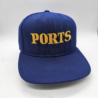 Vintage Stockton Ports MILB DeLong Snapback Hat Made USA Rare 90's