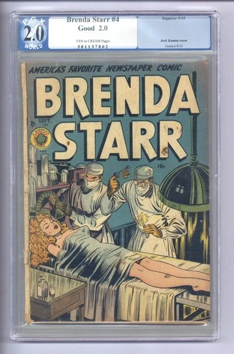 Brenda Starr 4 (PGX 2.0) Jack Kamen cover 1948 Superior Comics