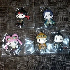 Great Ace Attorney Rubber Strap Set of 5 Ryunosuke Kazuma Van Zieks Sherlock JPN