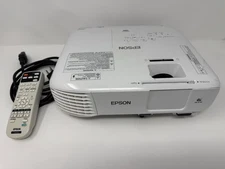 Epson PowerLite 119W LCD Projector – Model H985A HDMI - 3LCD – Works Great!