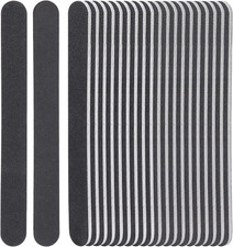 50 Pcs Nail Files for Acrylic Nails 100/180 Grit Double Sides Fingernail Files P