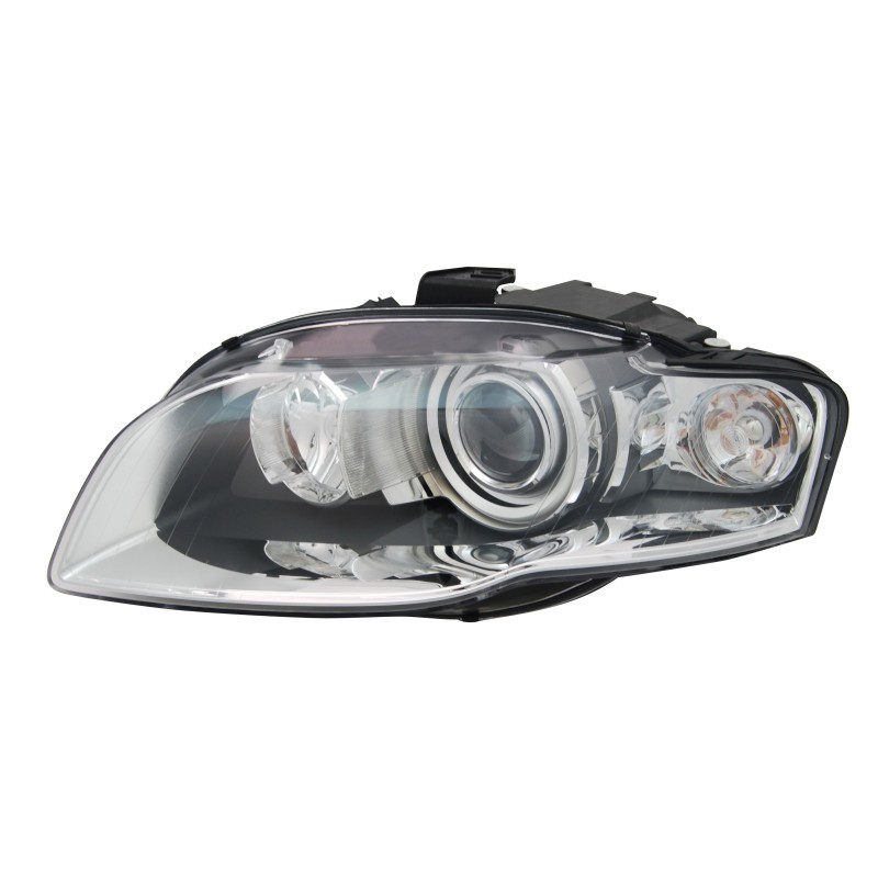 Phare xénon blanc pour Audi A4 B7 côté conducteur de 2006 à 2008 avec moteur