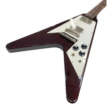Gibson Custom Shop 70s Flying V VOS 2013 Ebony Electric Guitar w/Hard Case