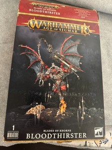 Khorne Bloodthirster Warhammer Age of Sigmar GW New/Open box/no transfer sheet