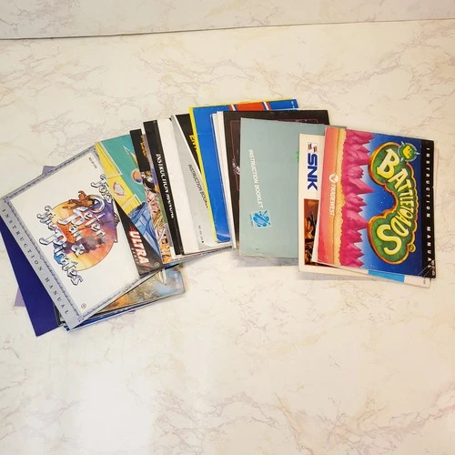 Lot of 30 NES Manuals Original VTG Instruction Booklets for Nintendo Games