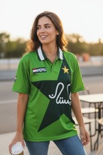 Pakistan Cricket 1999 ODI Polo Shirt   Retro Classic Vintage Collectable UK