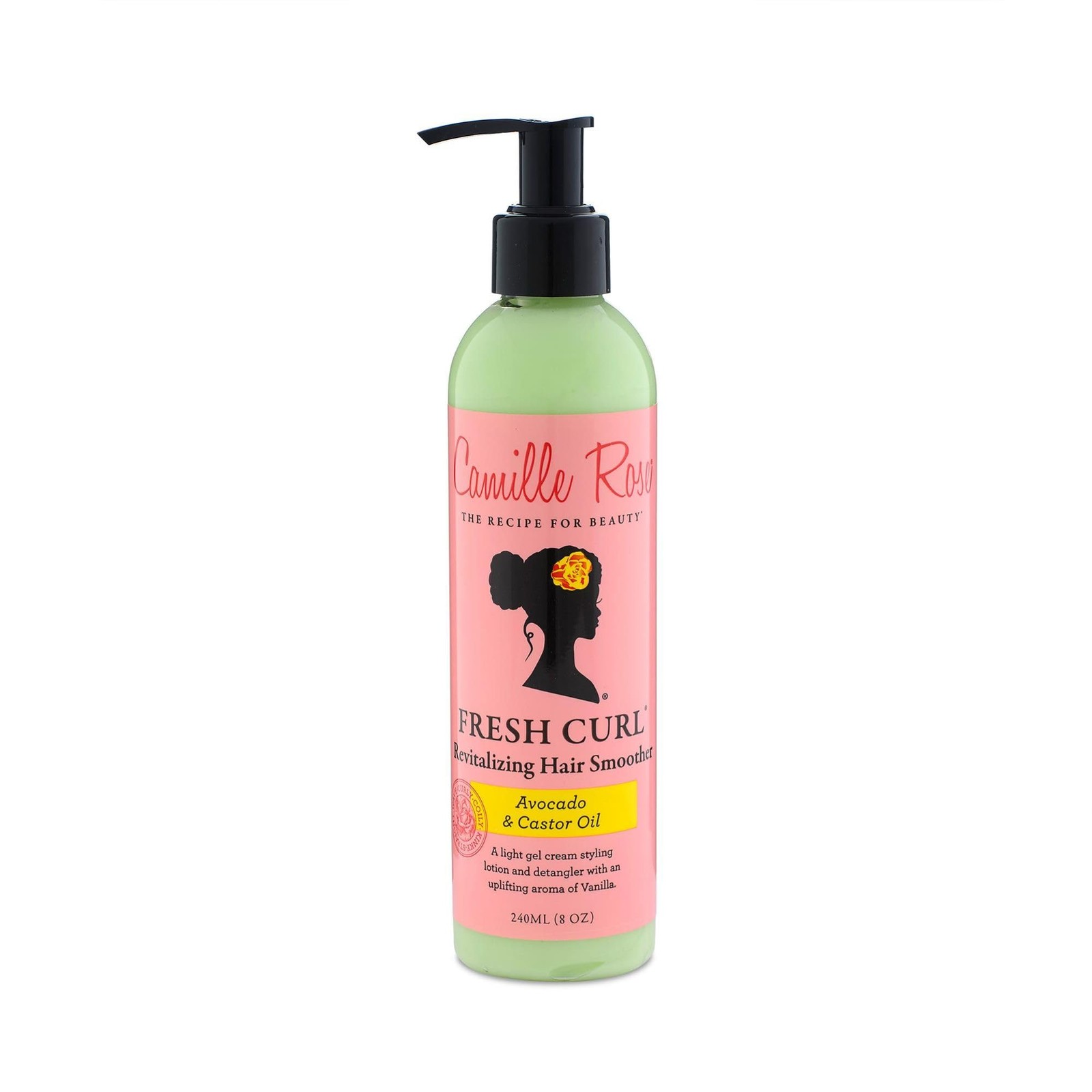 Camille Rose Cream/Peach Fresh Curl Smoother 8Oz - Image 2